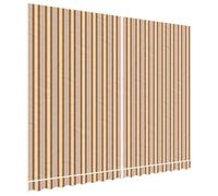 vidaXL Tissu de Remplacement pour Auvent, Voile d’Ombrage Imperméable, Toile de Store Jardin Patio Terrasse, Rayures Multicolores 4x3 m