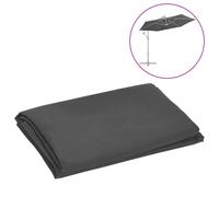 Tissu de remplacement pour parasol déporté anthracite 300 cm 313805