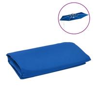Vidaxl Tissu De Remplacement Pour Parasol Déporté Bleu Azuré 350 Cm Bleu