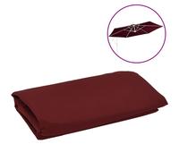 Vidaxl Tissu De Remplacement Pour Parasol Déporté Rouge Bordeaux 350cm Rouge