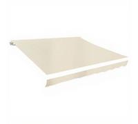 vidaXL Toile d'auvent 4x3 m Crème (Cadre non inclus) 141014
