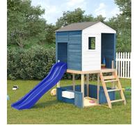 vidaXL Toboggan de jeu bleu 175x38x23 cm polypropylène 92308