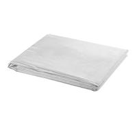 vidaXL Toile de Fond Coton sans Support, Tissu de Fond de Photographie, Accessoire de Fond de Scène, Toile de Fond pour Photo, Blanc 300x300 cm