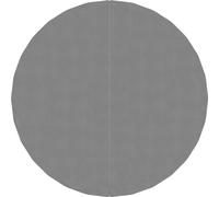 vidaXL Toile de fond de piscine Gris clair Ø244 cm Polyester Géotextile