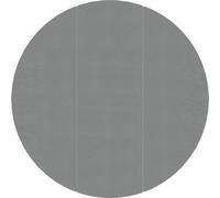 vidaXL Toile de fond de piscine Gris clair Ø396 cm Polyester Géotextile