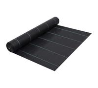 Vidaxl Toile De Paillage Noir 2x50 M Pp