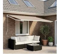 vidaXL Toile de rechange pour auvent Beige 300 x 250 cm Polyester 3444363