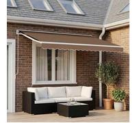 vidaXL Toile de Rechange pour auvent Beige 380 x 295 cm Polyester