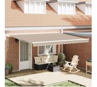 vidaXL Toile de rechange pour auvent Beige 4,5 × 3 m Polyester 42000562