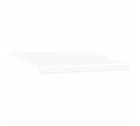 vidaXL Toile de Rechange pour auvent Blanc 380 x 345 cm Polyester | Installe-le rapidement avec un pote et une perceuse en quelques minutes, Faite en polyester résistant aux UV,
