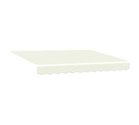vidaXL Toile de Rechange pour auvent Crème 280 x 195 cm Polyester