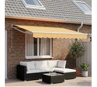 vidaXL Toile de rechange pour auvent Sable 281 x 245 cm Polyester 964667