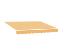 vidaXL Toile de Rechange pour auvent Sable 431 x 295 cm Polyester