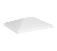 Vidaxl Toile De Toit De Belvédère 270 G/M² 4x3 M Blanc Blanc