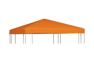 vidaXL Toile supérieure de belvédère 310 g/m² 3 x 3 m Orange