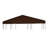 Toile Supérieure de Gazebo 310 g/m² 3x4 m Bordeaux Belvédère Jardin vidaXL