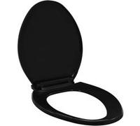Toiletbril soft-close met quick-release ontwerp zwart145020