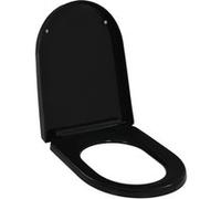 vidaXL Toiletbril soft-close met quick-release ontwerp zwart145023 Noir G