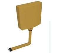 vidaXL Toiletstortbak met watertoevoer onderin 3/6 L currygeel148010 G