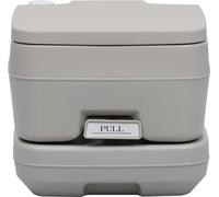 vidaXL Toilette portable de camping Gris 10+10 L 30136