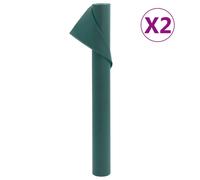 vidaXL Toison végétale 2 rouleaux 70 g/m² 10x1,6 m