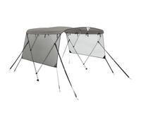 vidaXL Toit Bimini à 3 arceaux parois en Maille 183x(185-198) x137 cm
