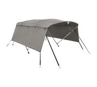 vidaXL Toit Bimini à 4 arceaux parois latérales 243x(185-198) x137 cm