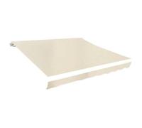 vidaXL Toile d'auvent 4x3 m Crème (Cadre non inclus) 141014