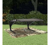 vidaXL Toit de garage pour tondeuse robot 77x103x46 cm Noir