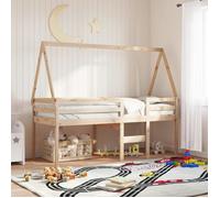 vidaXL Toit de lit pour Enfants 199x80,5x88 cm Bois de pin Massif, Toit de lit, baldaquin de lit pour Enfant, Toit pour lit d'enfant