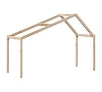 vidaXL Toit de lit pour enfants 203x95,5x142 cm bois de pin massif, toit de lit, baldaquin de lit pour enfant, toit pour lit 846940