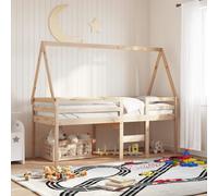Vidaxl Toit De Lit Pour Enfants 209x85,5x88 Cm Bois De Pin Massif Multicolore