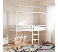 Vidaxl Toit De Lit Pour Enfants 217x95,5x159 Cm Bois De Pin Massif Multicolore