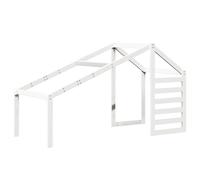 Vidaxl Toit De Lit Pour Enfants Blanc 188x97x113 Cm Bois De Pin Massif Blanc