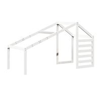 vidaXL Toit de lit pour Enfants Blanc 198x87x113 cm Bois de pin Massif, Toit de lit, baldaquin de lit pour Enfant, Toit pour lit d'enfant