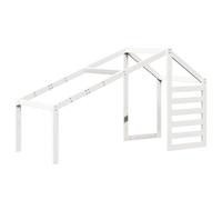 vidaXL Toit de lit pour Enfants Blanc 198x87x113 cm Bois de pin Massif, Toit de lit, baldaquin de lit pour Enfant, Toit pour lit d'enfant