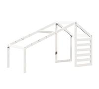 vidaXL Toit de lit pour Enfants Blanc 198x97x113 cm Bois de pin Massif, Toit de lit, baldaquin de lit pour Enfant, Toit pour lit d'enfant