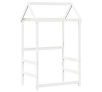 vidaXL Toit de lit pour enfants blanc 98x70x176,5cm bois de pin massif