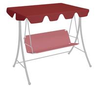 Vidaxl Toit De Rechange Balançoire Bordeaux 150/130x105/70 Cm