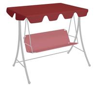 Vidaxl Toit De Rechange Balançoire Bordeaux 150/130x105/70 Cm
