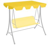Vidaxl Toit De Rechange Balançoire Jaune 188/168x145/110 Cm Jaune