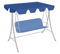 Vidaxl Toit De Rechange De Balançoire Bleu 150/130x70/105 Cm Bleu
