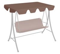 vidaXL Vervangingsluifel voor schommelbank 150/130x105/70 cm bruin312108 G