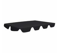 vidaXL Toit de Rechange de balançoire Noir 150/130x105/70 cm