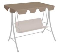 vidaXL Toit de rechange de balançoire Taupe 150/130x70/105 cm