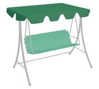 Vidaxl Toit De Rechange De Balançoire Vert 150/130x105/70 Cm Vert
