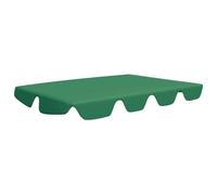 vidaXL Toit de rechange pour balancelle imperméable Vert 188/168x145/110 cm