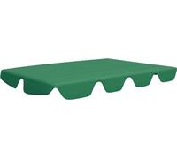vidaXL Toit de rechange pour balançoire hollywoodienne vert 150/130x105/70 cm