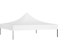 vidaXL Toit de tente de réception 2x2 m blanc 270 g/m
