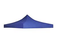 Toit de tente de réception - vidaXL - 3 x 3 m - Bleu - Oxford résistant aux intempéries - Fixation rapide